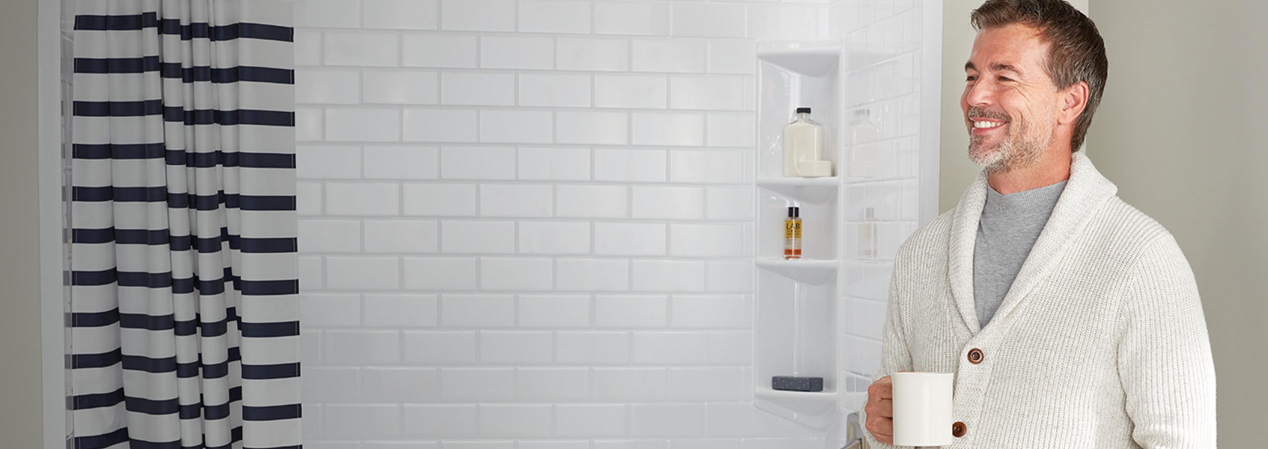 Contemporary Shower Accessories for Laminate Wall Panels & Tile Showers  from Bath Doctor on