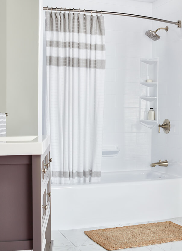 Bathroom Remodel Bath Fitter, Shower Curtains Builders Warehouse Okc