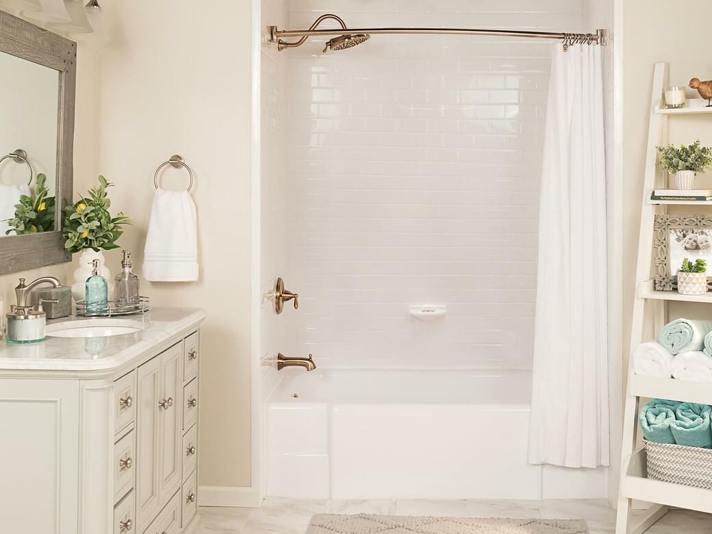 Mess-Free One-Day Bathroom Remodel, Bath Fitter