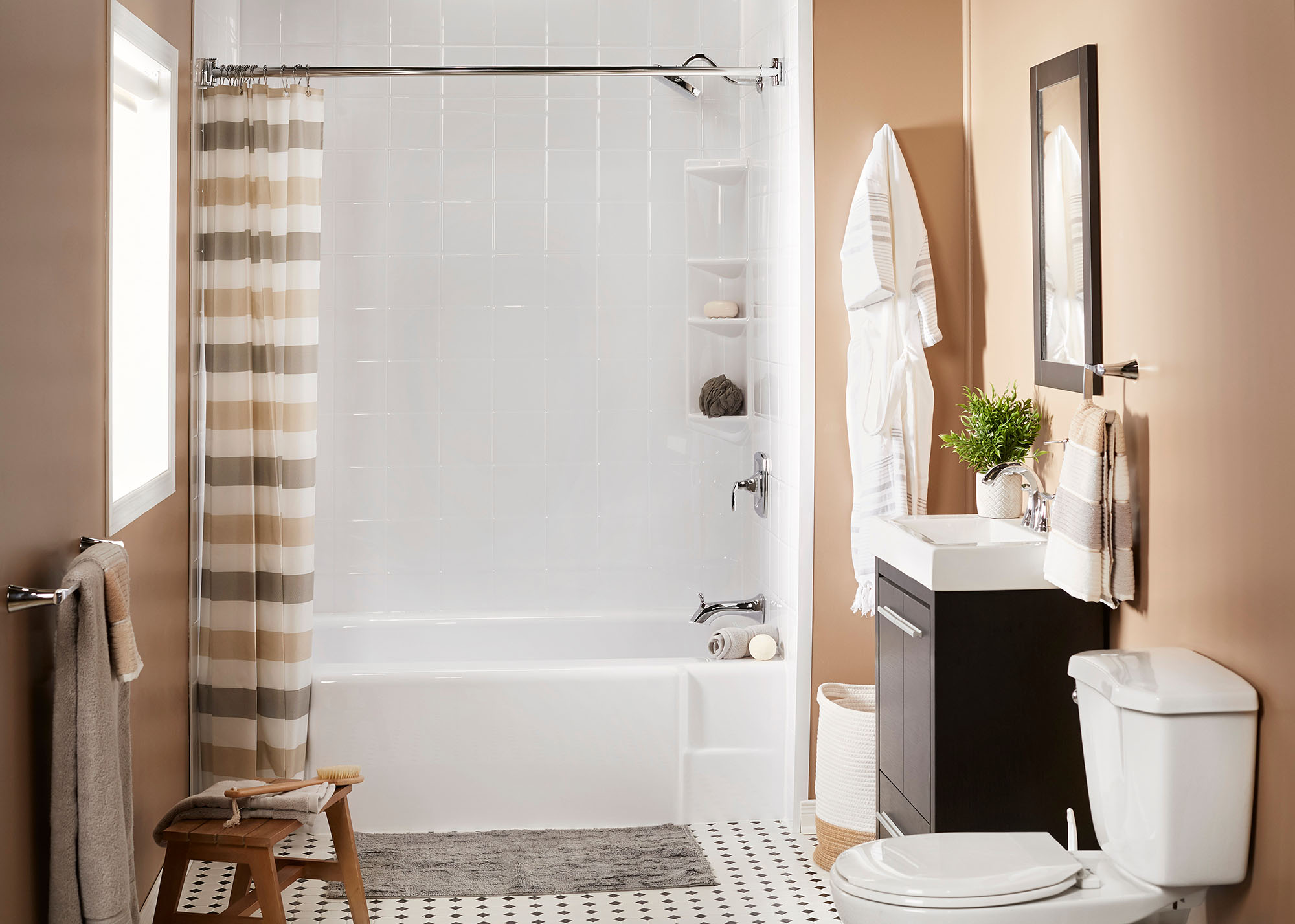 Hacks to make the most of your tiny bathroom